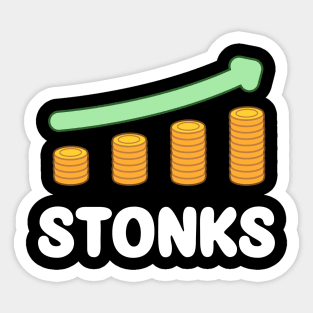 Coin Stonks Sticker